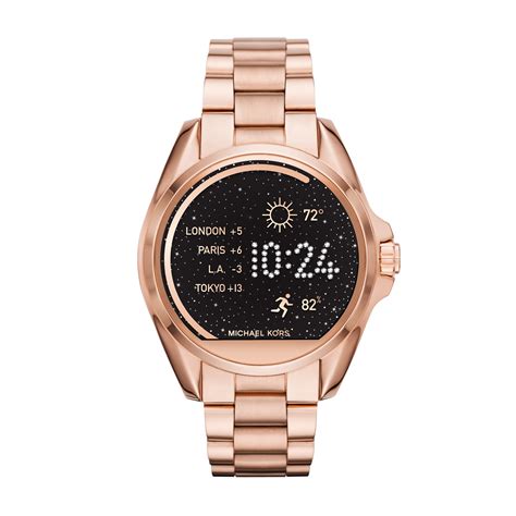 michael kors mk access bradshaw rose goldtone smartwatch|Michael Kors watch bradshaw smartwatch.